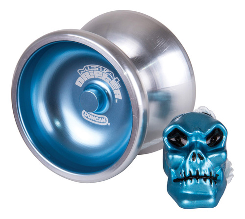 Yoyó De Cuerda Con Contrapeso Aluminio Azul Metal Drifter