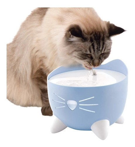 Bebedero Automatico Agua Gato Perro 2.5l Filtro Catit Pixi