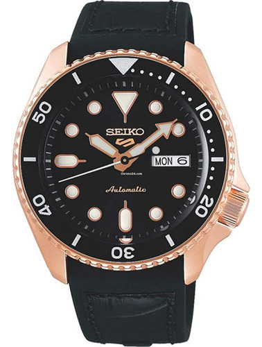 Seiko Srpd76 5 - Reloj Deportivo Para Hombre, Color Negro,