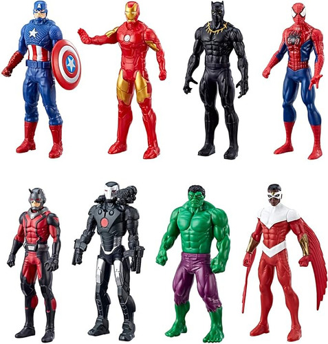 Muñecos Marvel Vengadores Hasbro Ultimate Protectors 8 Pc