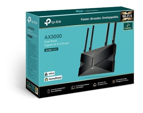 Router Tp-link Archer Ax53 Wifi 6, Ax3000 Dual Band