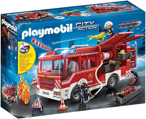 Playmobil Camión Bomberos Patrulla  Policia Emergencia Swat