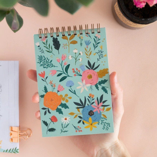 Imagen 2 de 3 de Cuaderno Flores - Mediano