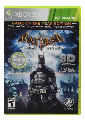 Batman Arkham Asylum Game Of The Year Edition (xbox 360)