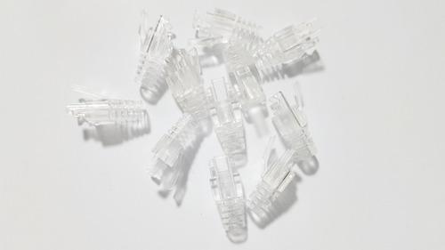 100 Bota Transparente De Protección Para Plug Rj45 Cat6
