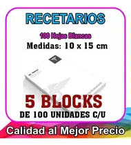 Comprar Recetarios Médicos, Veterinarios, Nota De Pedidos 