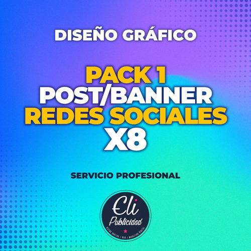 Imagenes Para Redes Sociales X 8 | Pack 2 Redes Diseño Mkt