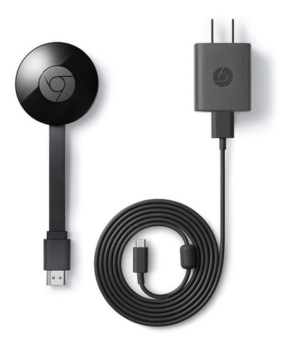 Chromecast 2 Full Hd Wifi Streaming Vídeo Netflix Cor Preto Preto Wi-fi
