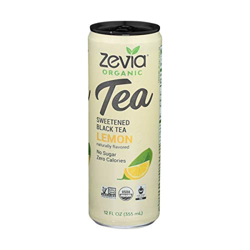 Zevia Organic Sweetened Lemon Black Tea, 12 Fz