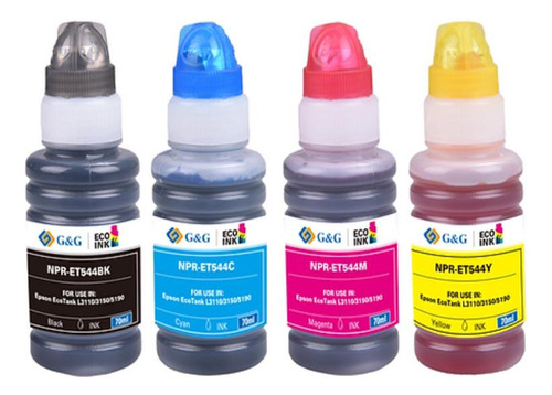 Pack Tinta Compatible Epson 544