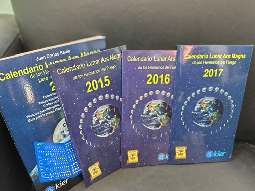 Calendario Lunar 2017 +2016 +2015 (Usado)