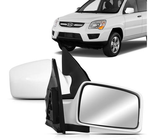 Par Retrovisor Externo Sportage 2005 06 07 08 09 10 Elétrico