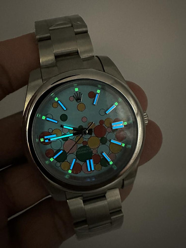 Reloj Automatico Oyster Confetti 40mm Acero Inoxidable (Reacondicionado)