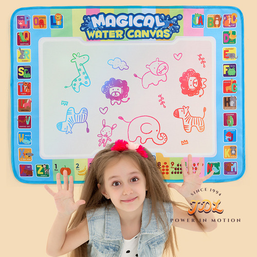 / Lienzo De Grafiti Colorido Para Niños, Grande, Lavable,