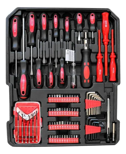 Kit De Herramientas Valija Completa 499 Piezas Plateado