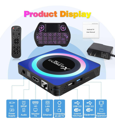 Conjunto De Chips Android 130 Tv Box Gb 64 Gb 8k Android Box