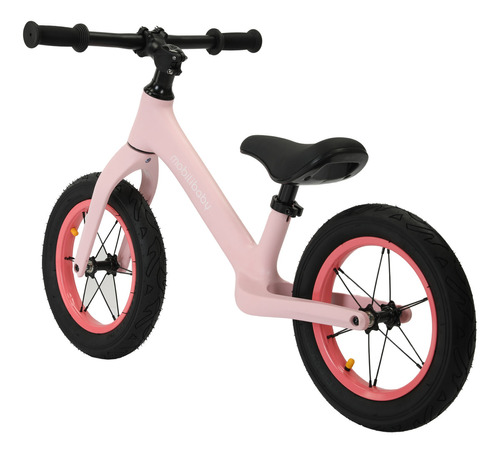 Bicicleta De Equilibrio Sin Pedales De Aprendizaje Bebé Color Rosa Mobilibaby MBBB01