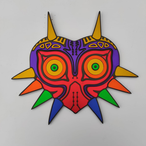 Cuadro 3d Mascara Majoras Mask The Legend Of Zelda 40cm 