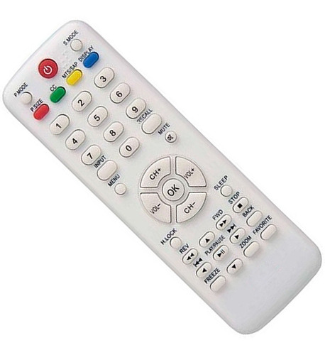 Controle Remoto Compatível Tv H-buster Lcd / Led