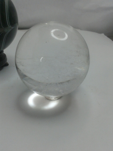 Imagen 9 de 10 de 0012 Se Vende Bola De Cuarzo Cristal Transparente Unica T.g