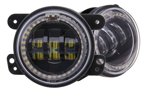 Luz Antiniebla Led Para Jeep Wrangler Jl Jlu Soporte Lampara