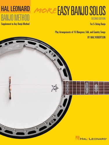 Libro:  More Easy Banjo Solos: For 5-string Banjo