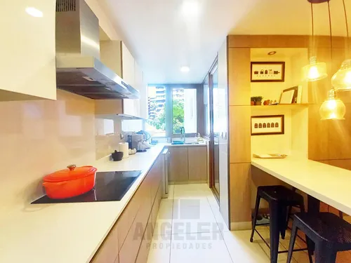 Duplex Con Jardín Y Gran Sala En Piso 1 * 3d/4b En Vitacura
