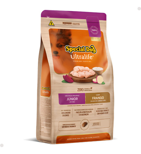 Ração Cães Filhote Special Dog Ultralife Raça Pequenas 15kg