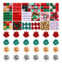 Comprar 600 Dijes De Cuentas De Navidad Para Hacer Joyas, Dijes Metl
