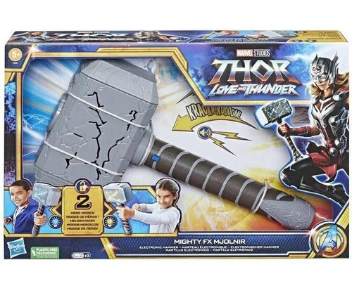 Martelo Eletronico Thor De Thor Love E Thunder Hasbro F3359