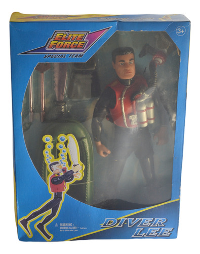 Figura Elite Force Temerario Action Man Max Steel 12 Pulgada