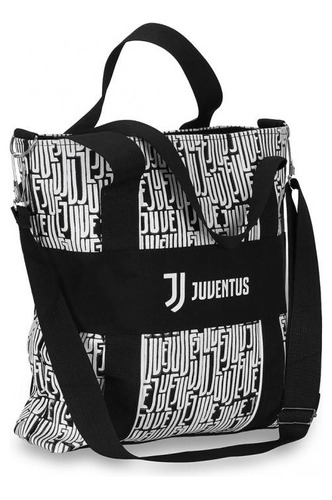 Juventus Hermoso Bolso Shopping C/ Logo Y Estampados