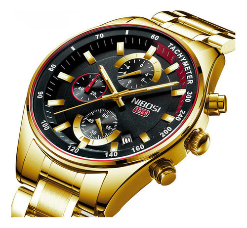 Relojes Analógicos Nibosi Chronograph Calendar