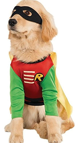 Disfraz De Dc Comics Robin Para Perros Talla S Mascota