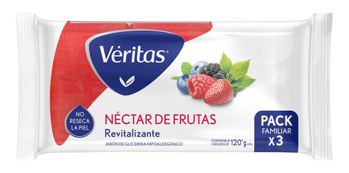 Jabón De Glicerina  Néctar De Frutas X360gr Veritas