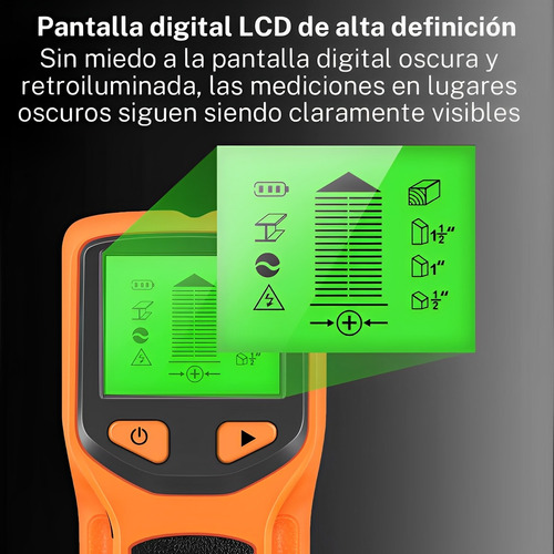 Detector De Metales Gomita Modelo Pared Lcd 9v