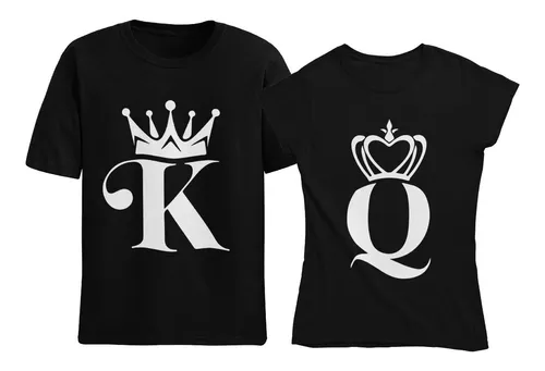 Playeras queen y king sale