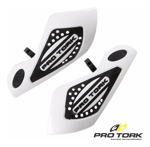 Cubre Manos Protector Pro Tork Mx Off Road Blanco Ryd Motos