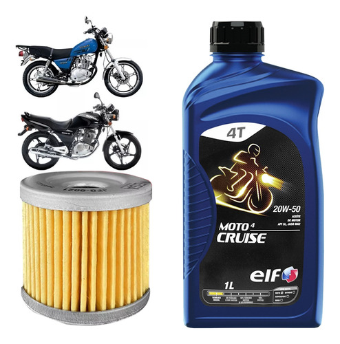 Kit Service Suzuki En / Gn 125 / An 125 + Elf 20w50 Sia++