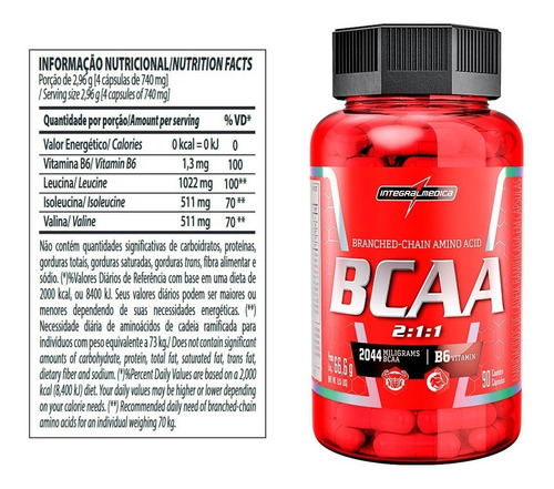 Combo Integral Medica Nutri Whey Protein Refil Bcaa Creatina