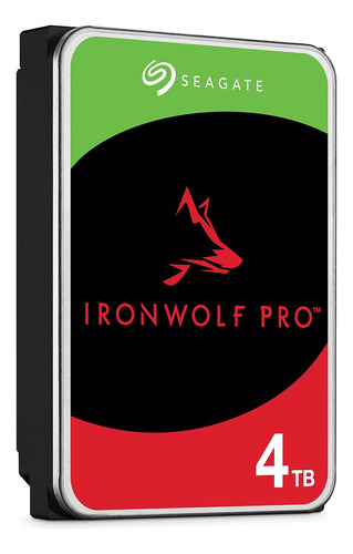 Disco Duro Interno De Disco Duro Seagate Ironwolf Pro De 4 T