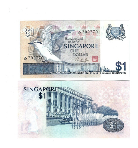 Singapur - Billete 1 Dólar 1976 - Unc