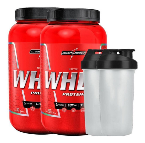 Kit 2 Nutri Whey Isolado Concentrado Protein Integralmédica