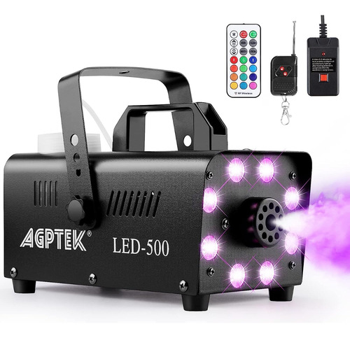 Maquina De Humo Con Luces Led 500 W 13 Led + Control