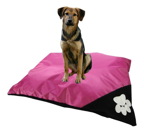 Cama Colchón Lavable Para Mascotas Gigante Color Rosado