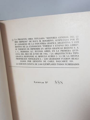 Imagen 10 de 10 de Antiguo Libro Historia Gral Libro Impreso Rosarivo Mag 58253