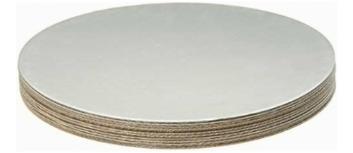 Fox Run 48738 Cake Boards-base Circular De Pastel Festoneado Color Plateado