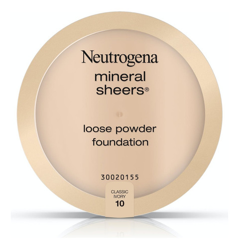 Neutrogena Mineral Sheers Polvo Base Maquillaje Mineral 5.5g Tono 10