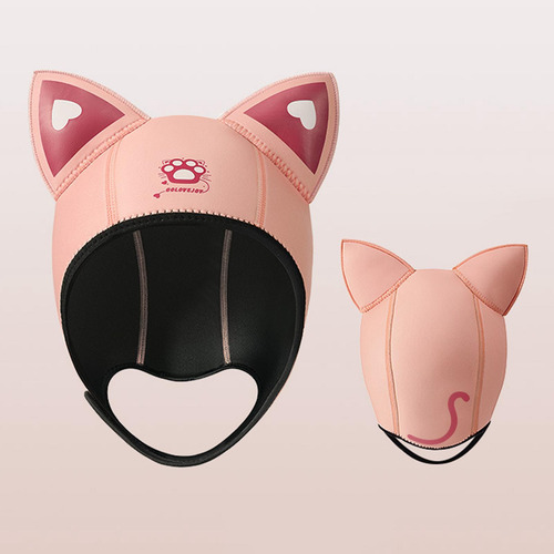 Gorro De Buceo, Gorro De Surf, Gorro De Neopreno De 3 Rosa