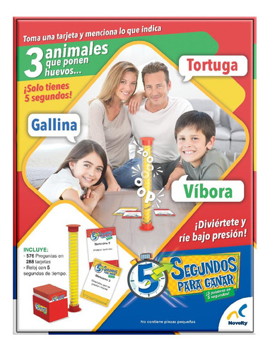Novelty Corp - 5 Segundos Para Ganar Juego De Mesa